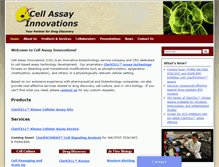 Tablet Screenshot of cellassayinnov.com